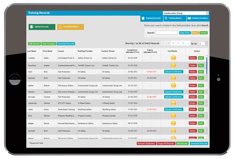 training records management software